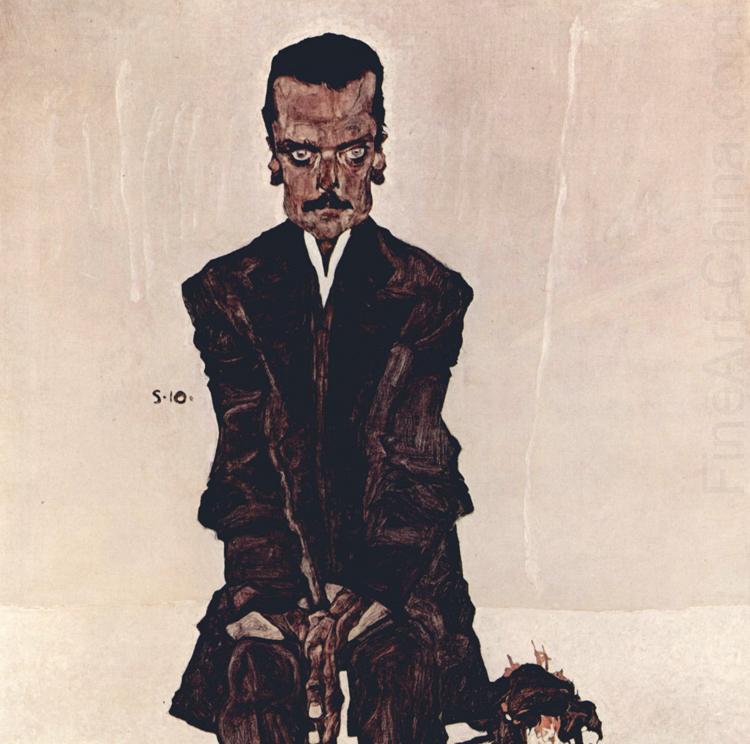 Portrait of the Publisher Eduard Kosmack (mk12), Egon Schiele